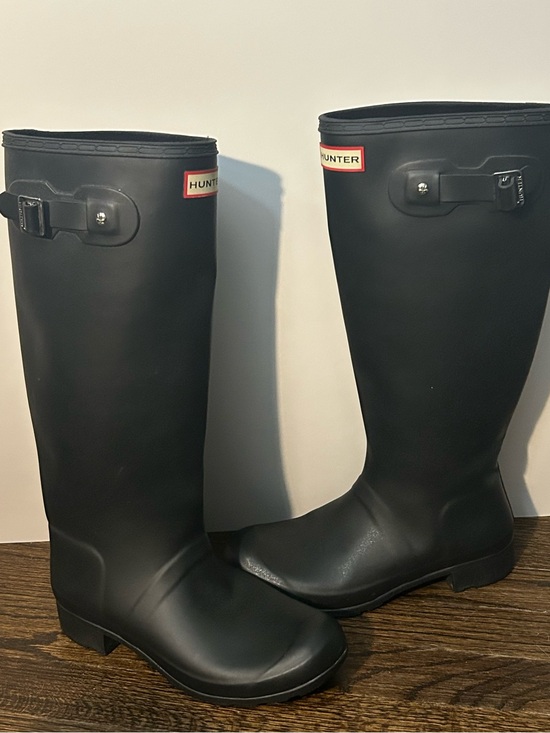 Hunter | Shoes | Hunter Original Tall Black Rain Boots Womens Us 8